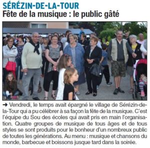 Lire la suite à propos de l’article Sou des écoles – Fête de la musique 2016